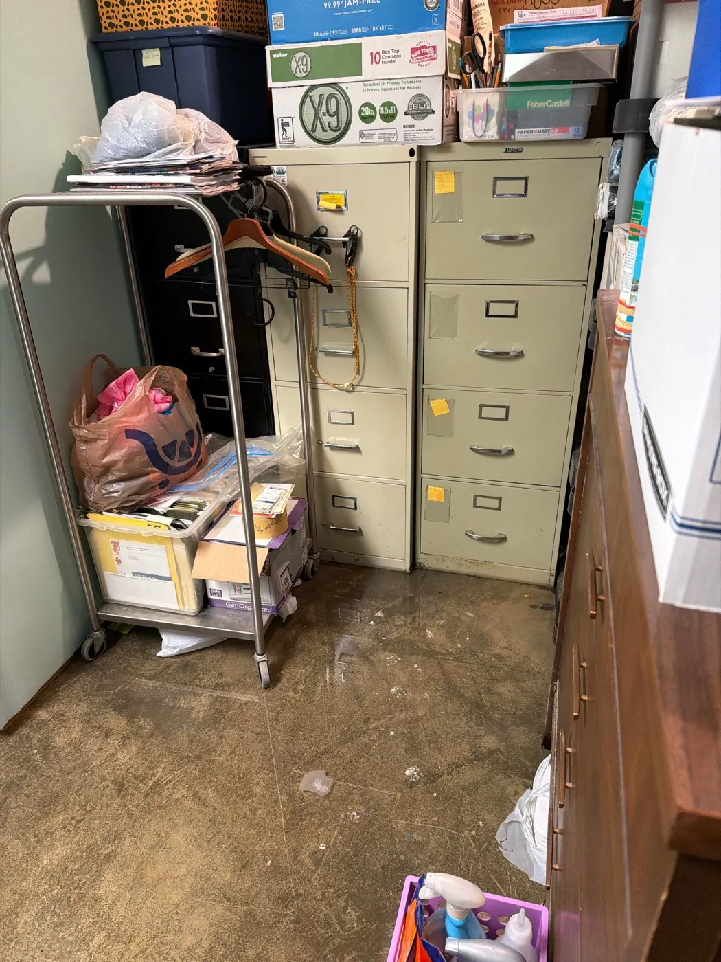 Large-scale water extraction in Brooks Chase business space