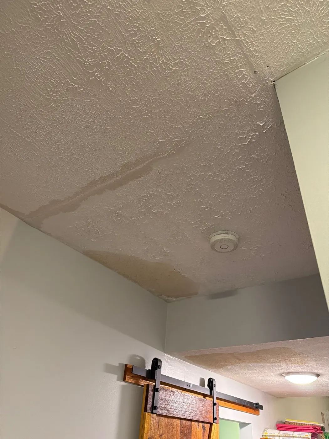 Air movers and dehumidifiers running in Brooks Chase Indiana home dry-out
